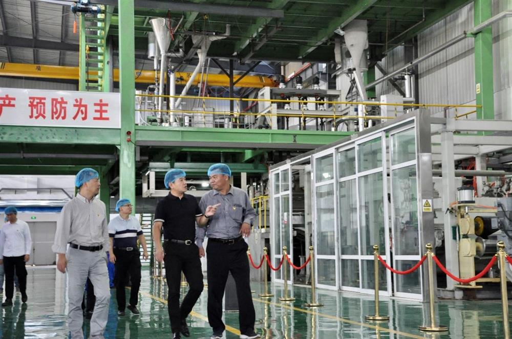 济南点点体育在线登录入口集团纪委书记卢刚赴齐鲁化纤集团商河工业园调研