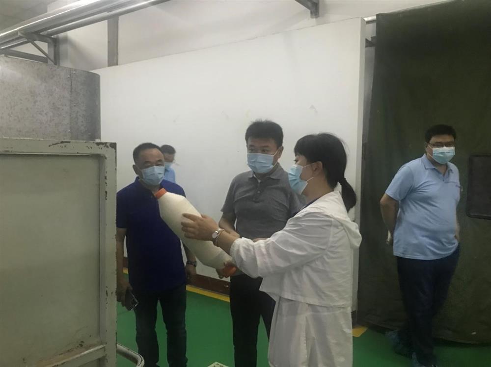 济南点点体育在线登录入口集团纪委书记卢刚赴元首集团 平阴纺织工业园调研